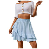 Phatbird Ruffle High Waist Mini Skirt – Phatbird