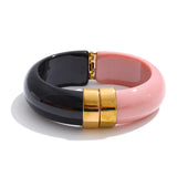 Phatbird Chunky Multicolor Acrylic Statement Bangle