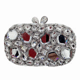 Phatbird Big Rhinestone Gem Clutch Purse