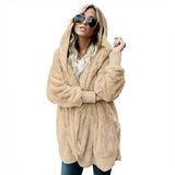 Phatbird oversized hooded fleece cardigan in plush double-sided fleece - view 6