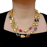 Phatbird Multi-Gemstone Long Necklace