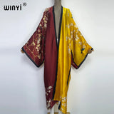 Afro Boho Batwing Kimono Maxi Holiday