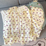 Phatbird Women Style Pink Bow Pajama Set