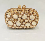 Phatbird Big Rhinestone Gem Clutch Purse