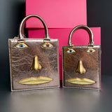 Phatbird Red Smiling Face Crossbody Bag