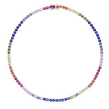 Round Heart Shaped Colourful Necklace