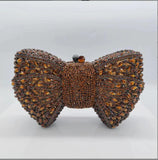 Phatbird Rhinestone Bow Clutch Bag