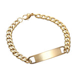 Phatbird Gold-Tone Stainless Steel Chunky Chain Bracelet