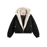 Phatbird Harajuku Leopard-Print Moto Jacket