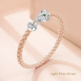 Phatbird Moonlight Cheetah Braided Leather Bracelet
