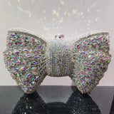 Phatbird Rhinestone Bow Clutch Bag