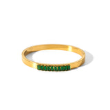 The Phatbird Tarnish-Free Cubic Zirconia Bangle