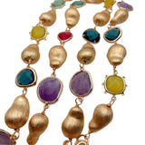 Phatbird Multi-Gemstone Long Necklace