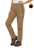 Blue Grey Fleece Lined Ski Pants