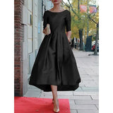 Women's Elegant Banquet Midi Dress