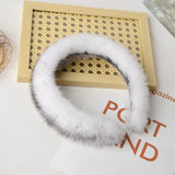 Luxury Real Mink Fur Headband