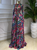 Phatbird Tie Dye Print Long Dress