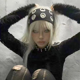 The Phatbird Punk Eyelet Wide Headband
