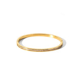 The Phatbird Tarnish-Free Cubic Zirconia Bangle