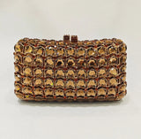 Phatbird Big Rhinestone Gem Clutch Purse