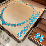 Phatbird Turquoise 925 Sterling Silver Jewelry Set