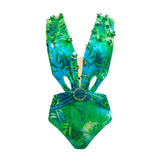 Phatbird Palm Print Swimwear Set