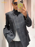 Phatbird Avant-Garde Plaid Blazer