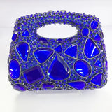 Phatbird Green Big Stone Diamond Clutch Bag