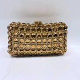 Phatbird Big Rhinestone Gem Clutch Purse