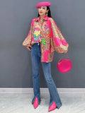 Phatbird Sequin Floral Blouse