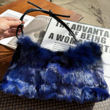 Real Fur Shoulder Bag Women