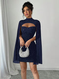 Phatbird Midnight Galaxy Cloak Dress