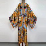 Afro Boho Batwing Kimono Maxi Holiday