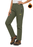 Blue Grey Fleece Lined Ski Pants