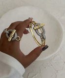 Phatbird Buckle Bracelets and Ring Stainless Steel Set
