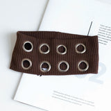 The Phatbird Punk Eyelet Wide Headband