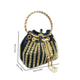 luxury Designer  Crystal rhinestone clutch purse