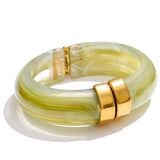 Phatbird Chunky Multicolor Acrylic Statement Bangle