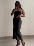 Phatbird Siren Slate Bodycon Maxi Dress
