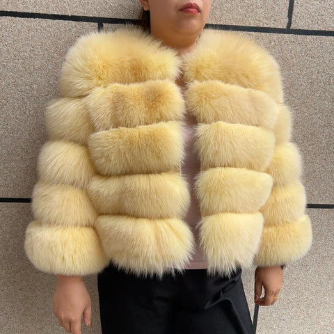 Real Fox Fur Jacket