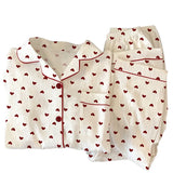 Phatbird Women’s Sweet Love Heart Pajama Set