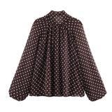 Phatbird Polka Dot Tiered Blouse – Phatbird – view 8