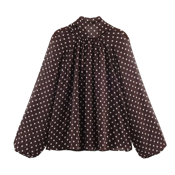 Phatbird Polka Dot Tiered Blouse – Phatbird – view 8