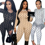 Phatbird Sexy Slim Fit Moon Print jumpsuit