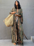 Tie-Dye Kimono Beachwear