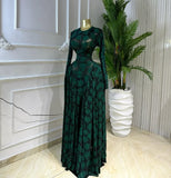 Phatbird Long Sleeve A-line Maxi Dress