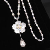 Phatbird Camellia Pearl Layered Necklace