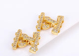 Phatbird 18K Gold Inlaid Zircon Clasps