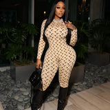 Phatbird Sexy Slim Fit Moon Print jumpsuit