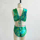 Phatbird Palm Print Swimwear Set